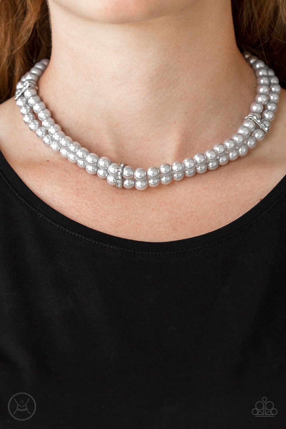 Put On Your Party Dress - Silver Choker