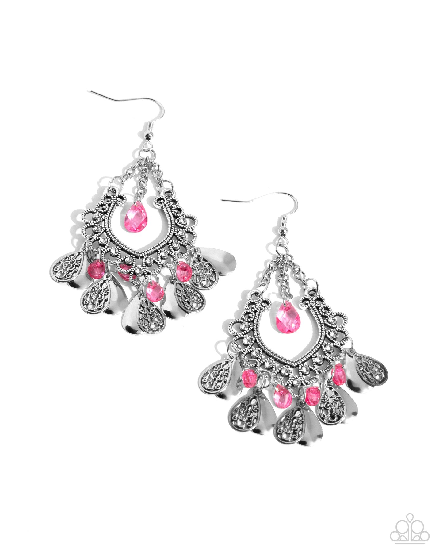 Musical Gardens - Pink Earrings