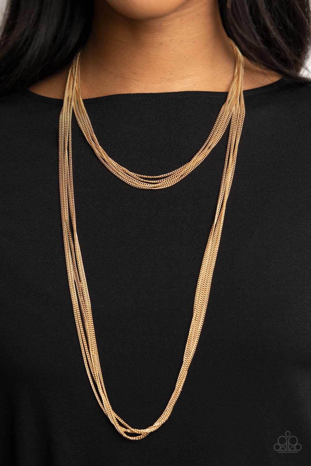 Save Your TIERS - Gold Necklace