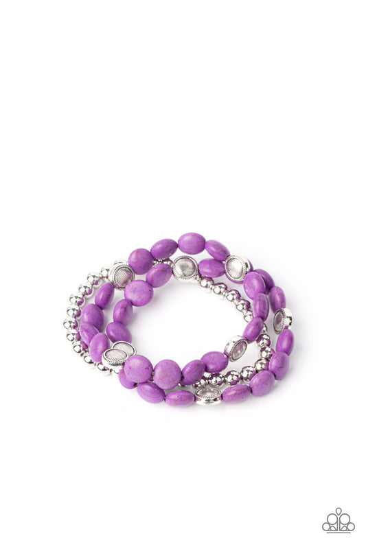 Desert Verbena - Purple Bracelet