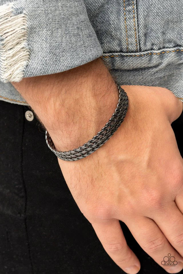 Line of Scrimmage - Black Urban Bracelet