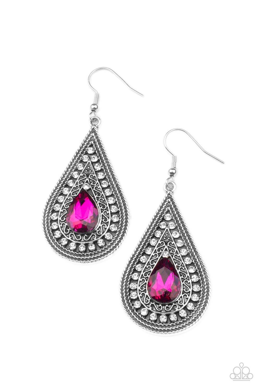 Metro Masquerade - Pink   Earring