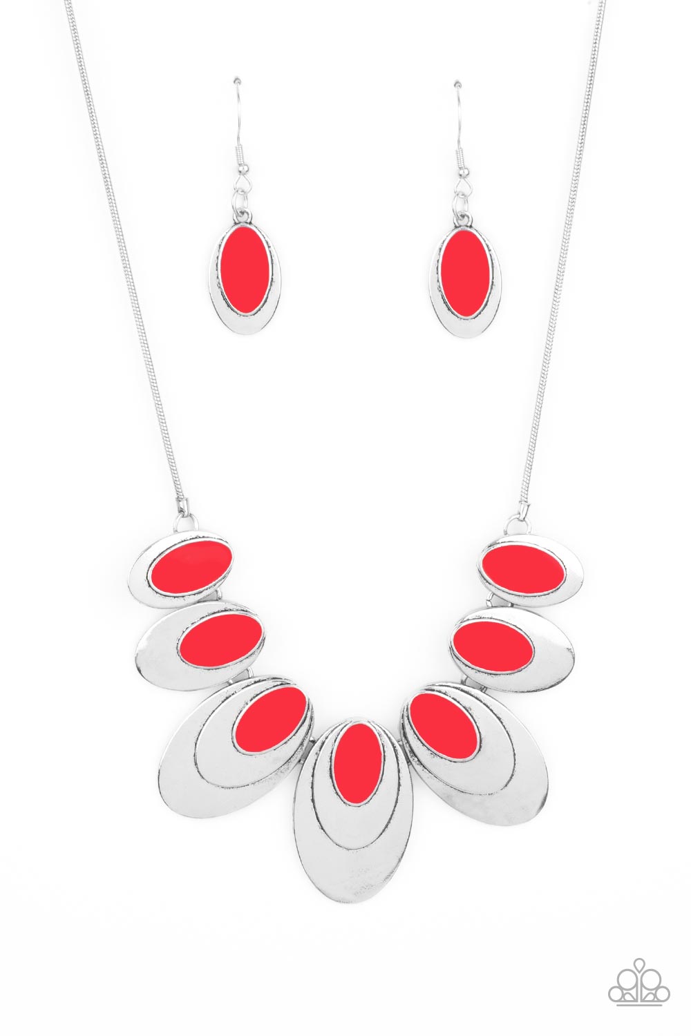 Endless Eclipse - Red Necklace