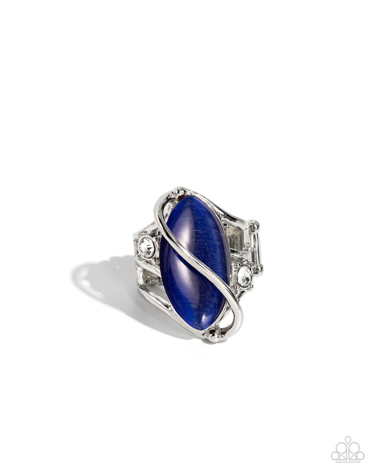 Enlightened Elegance - Blue Ring