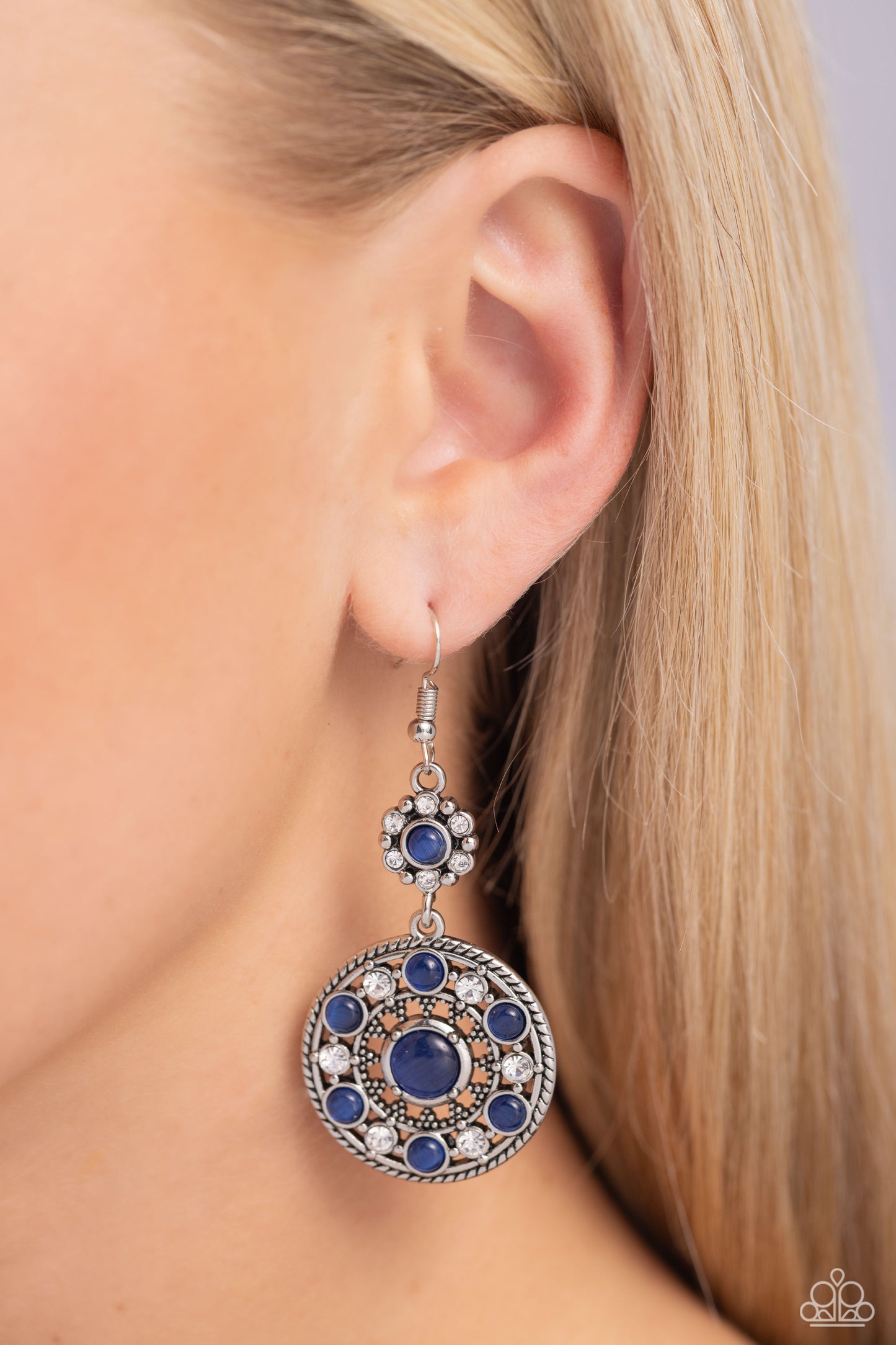 Party at My PALACE - Blue Earrings