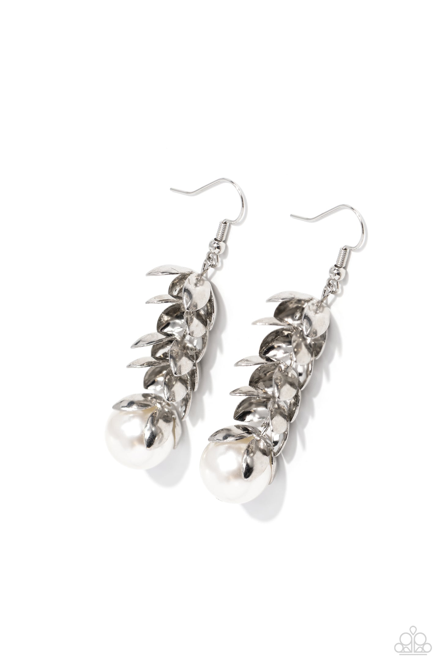 Ocean FROND Property - White Earrings