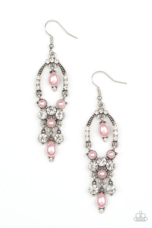 Back In The Spotlight - Pink Earrings