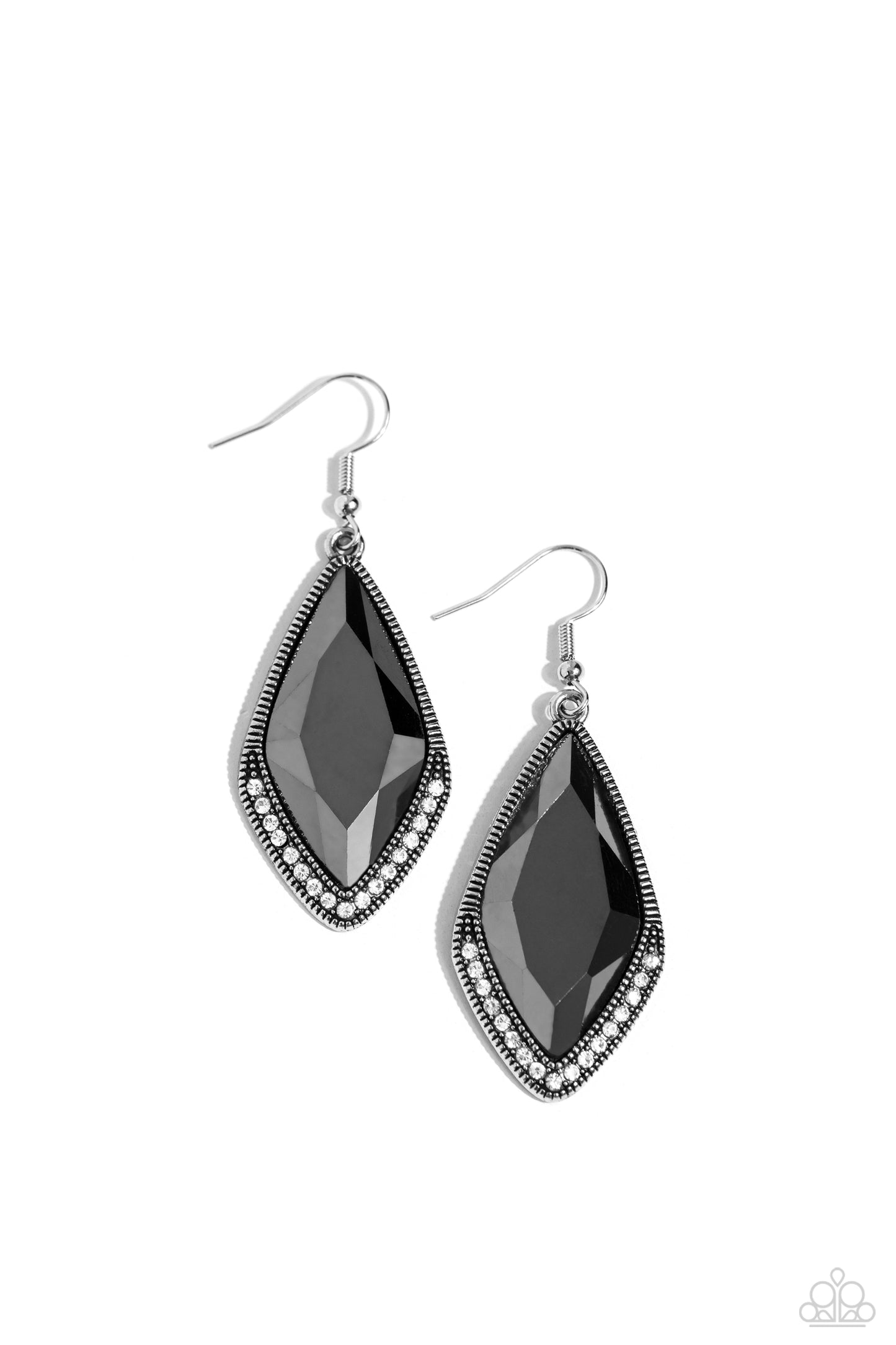 Deco Dazzle - Silver Earring