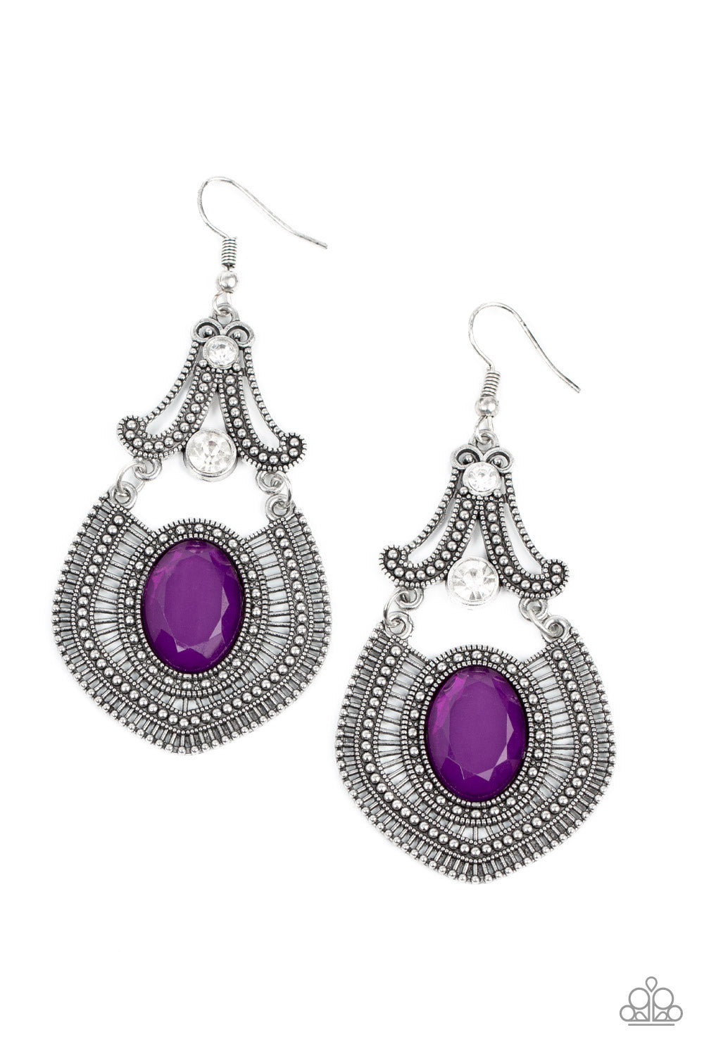 Panama Palace - Purple Earrings