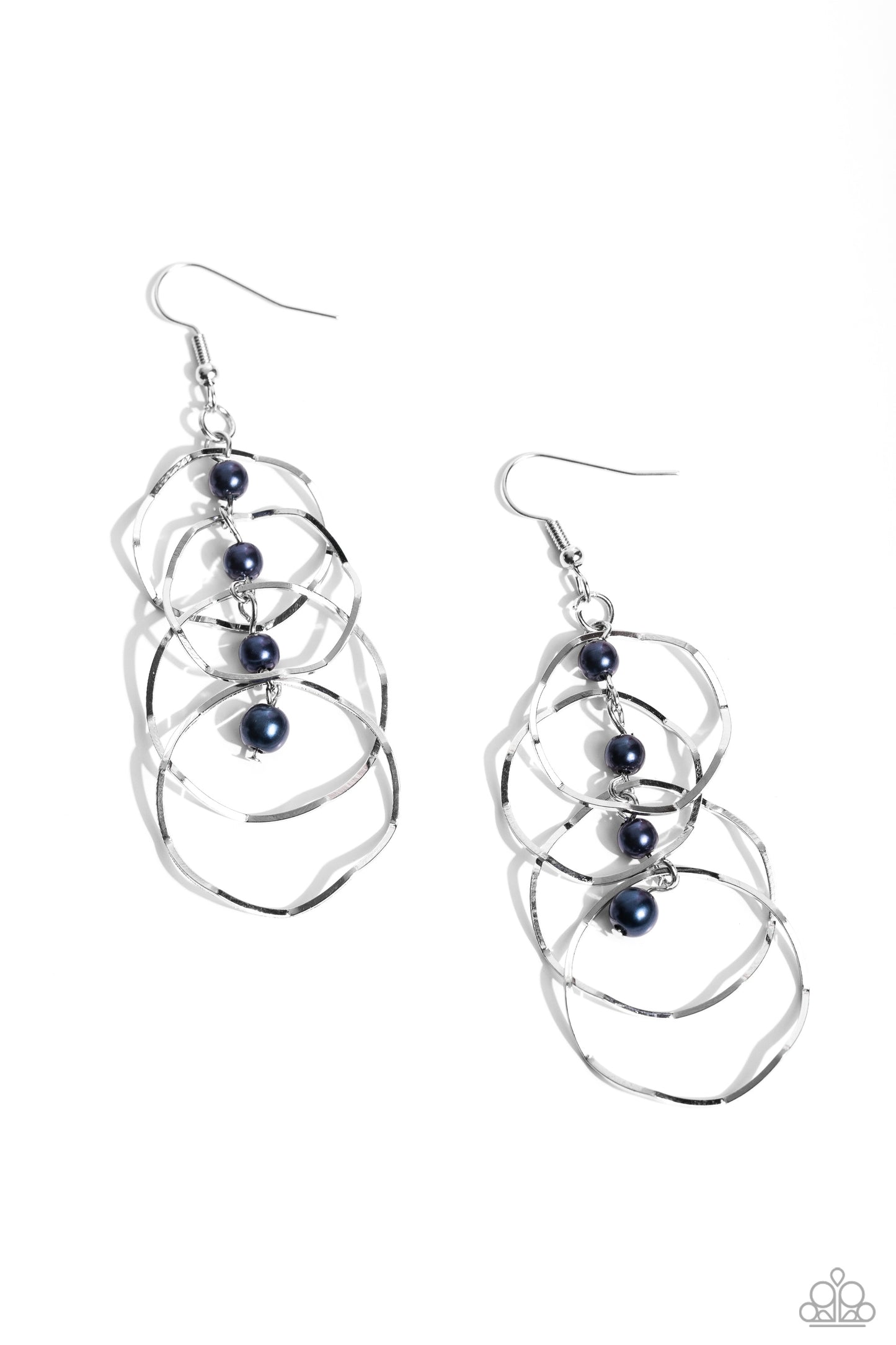 Pearl Palooza - Blue Earrings