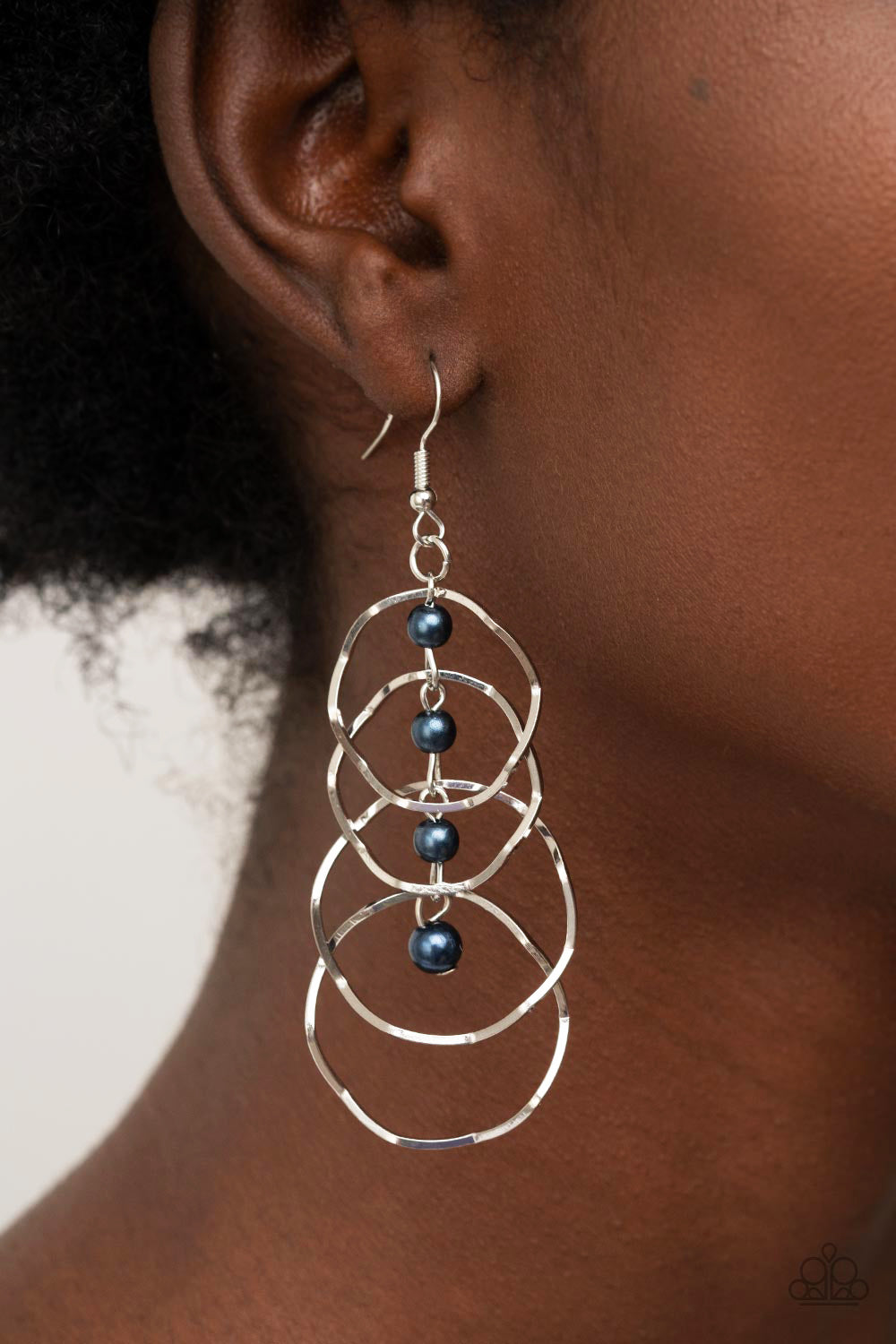 Pearl Palooza - Blue Earrings