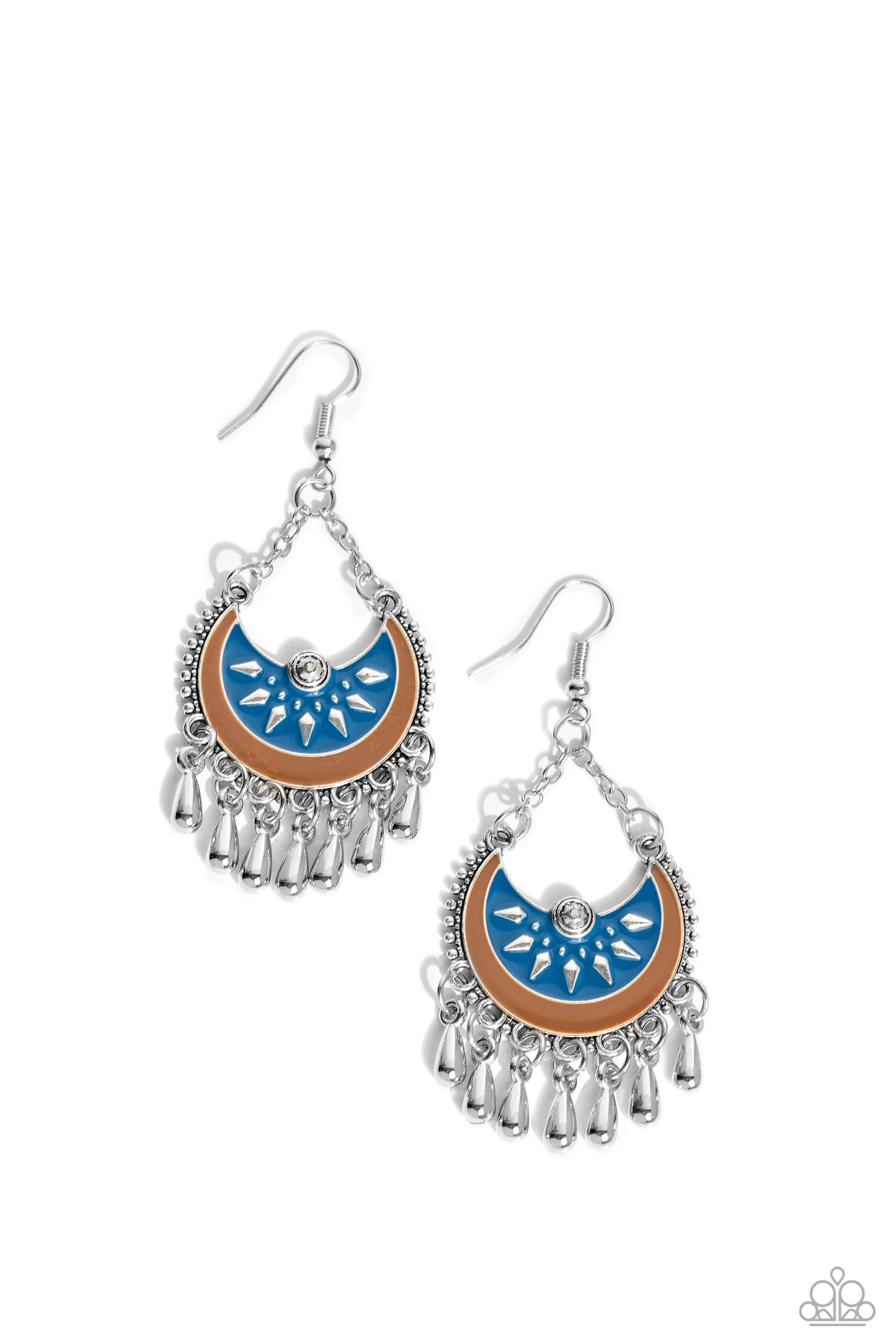 Just Need CHIME - Blue Earrings