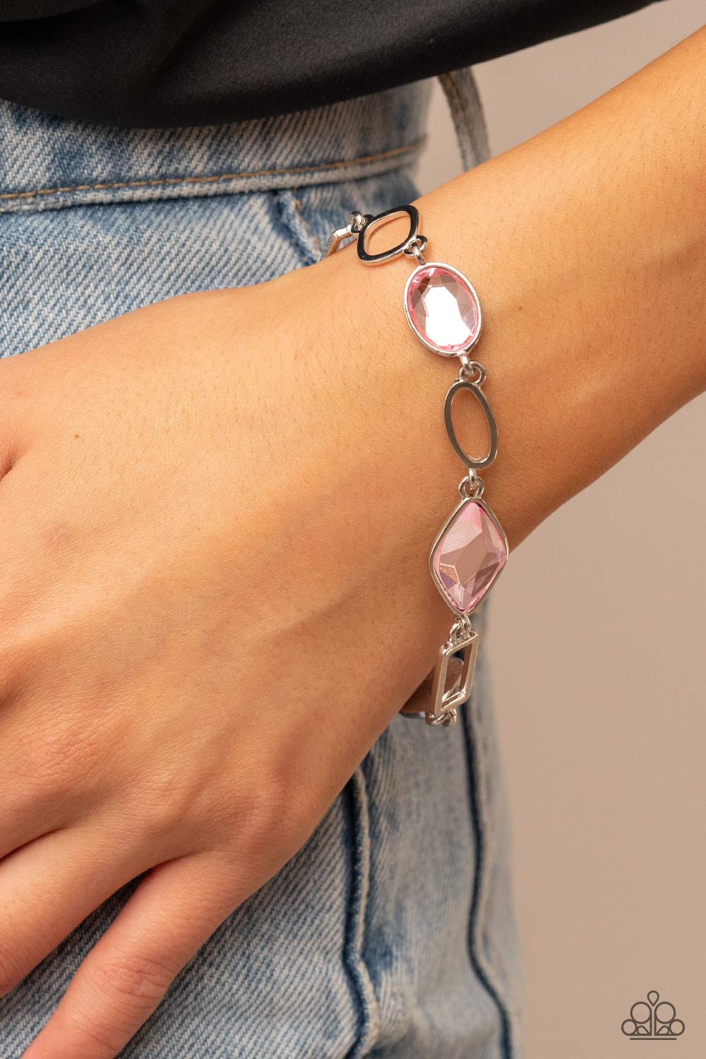 Dazzle for Days - Pink Bracelet