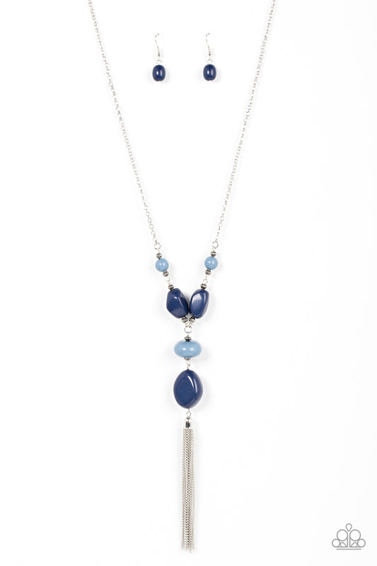 Heavenly Harmony - Blue Necklace  Earring Set