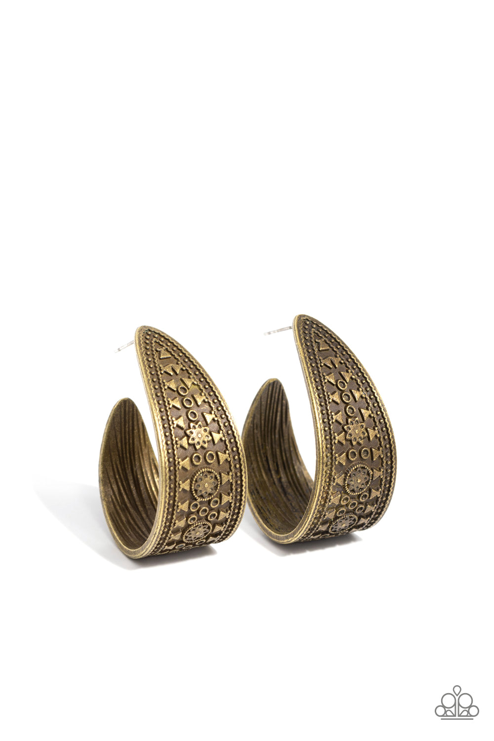 Marketplace Mixer - Brass Earrings