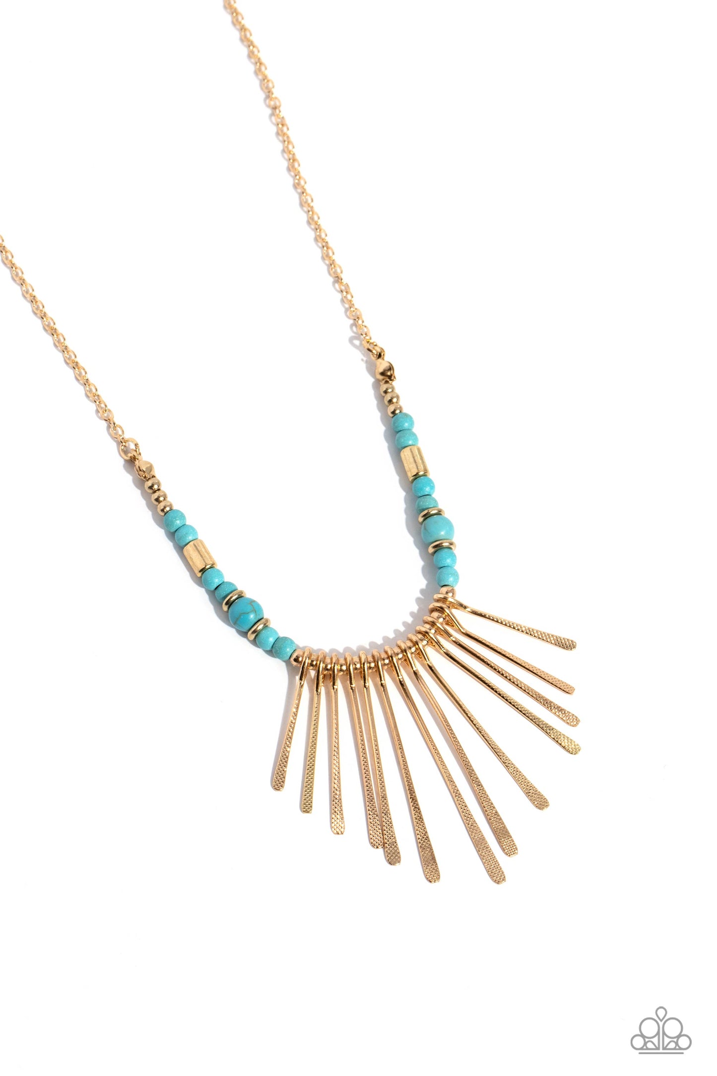 CLAWS of Nature - Gold Necklace Earring Set