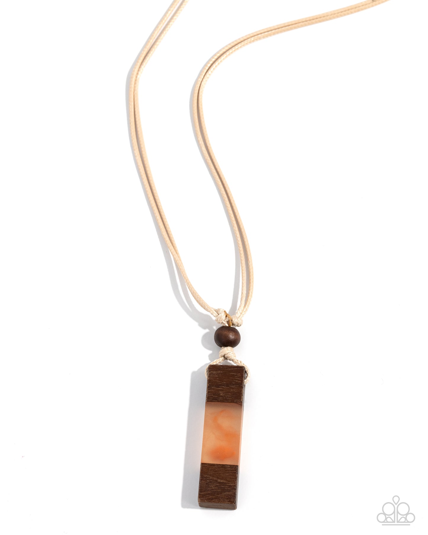 Timber Totem - Orange Urban Necklace For Men