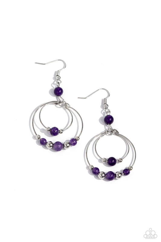 Eco Eden - Purple Earrings