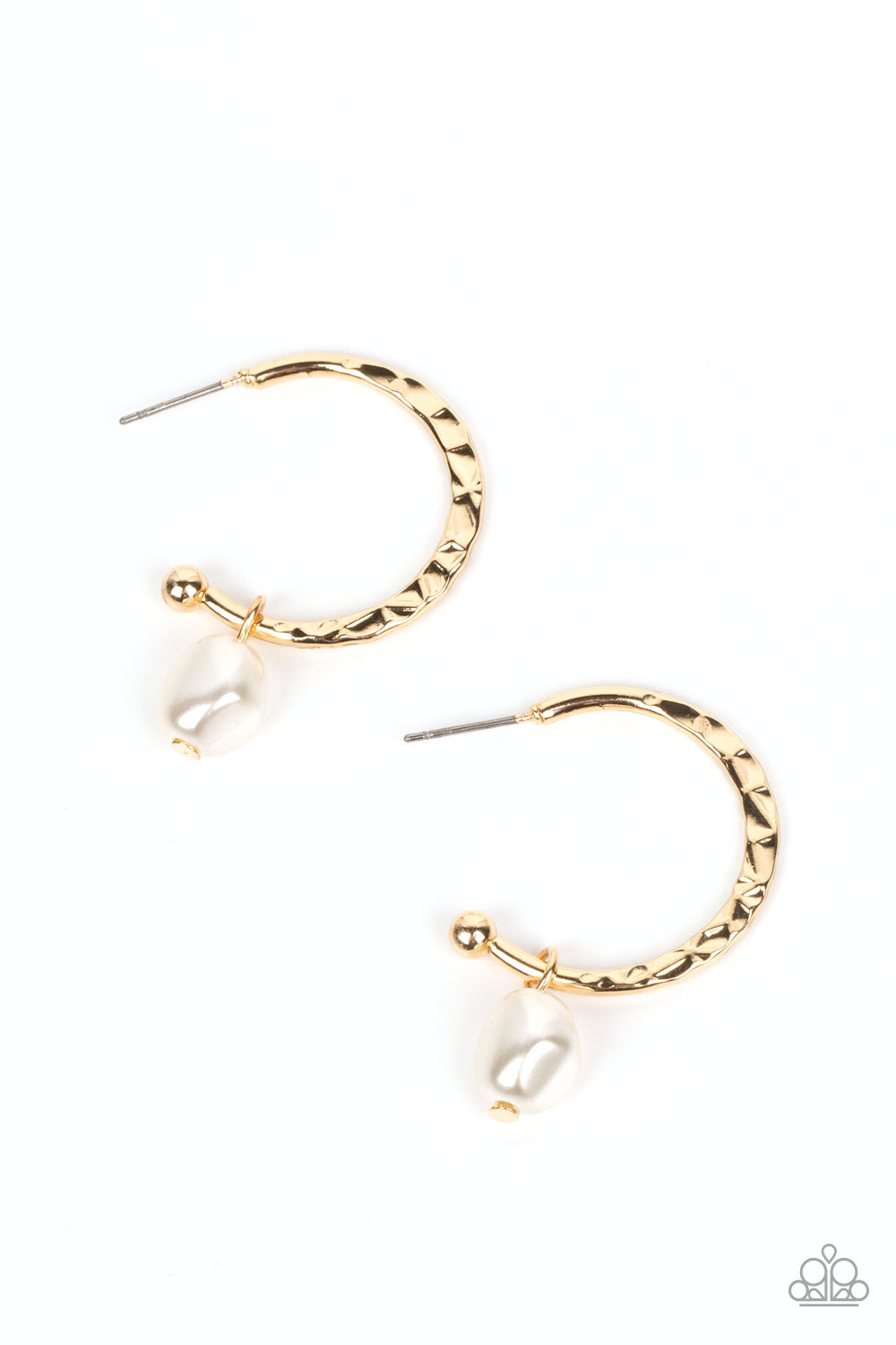 GLAM Overboard - Gold Earring