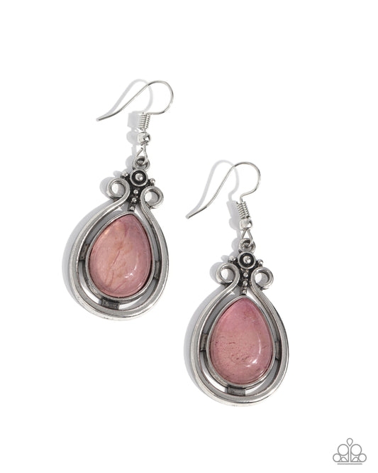 Mountain Mantra - Pink Earrings