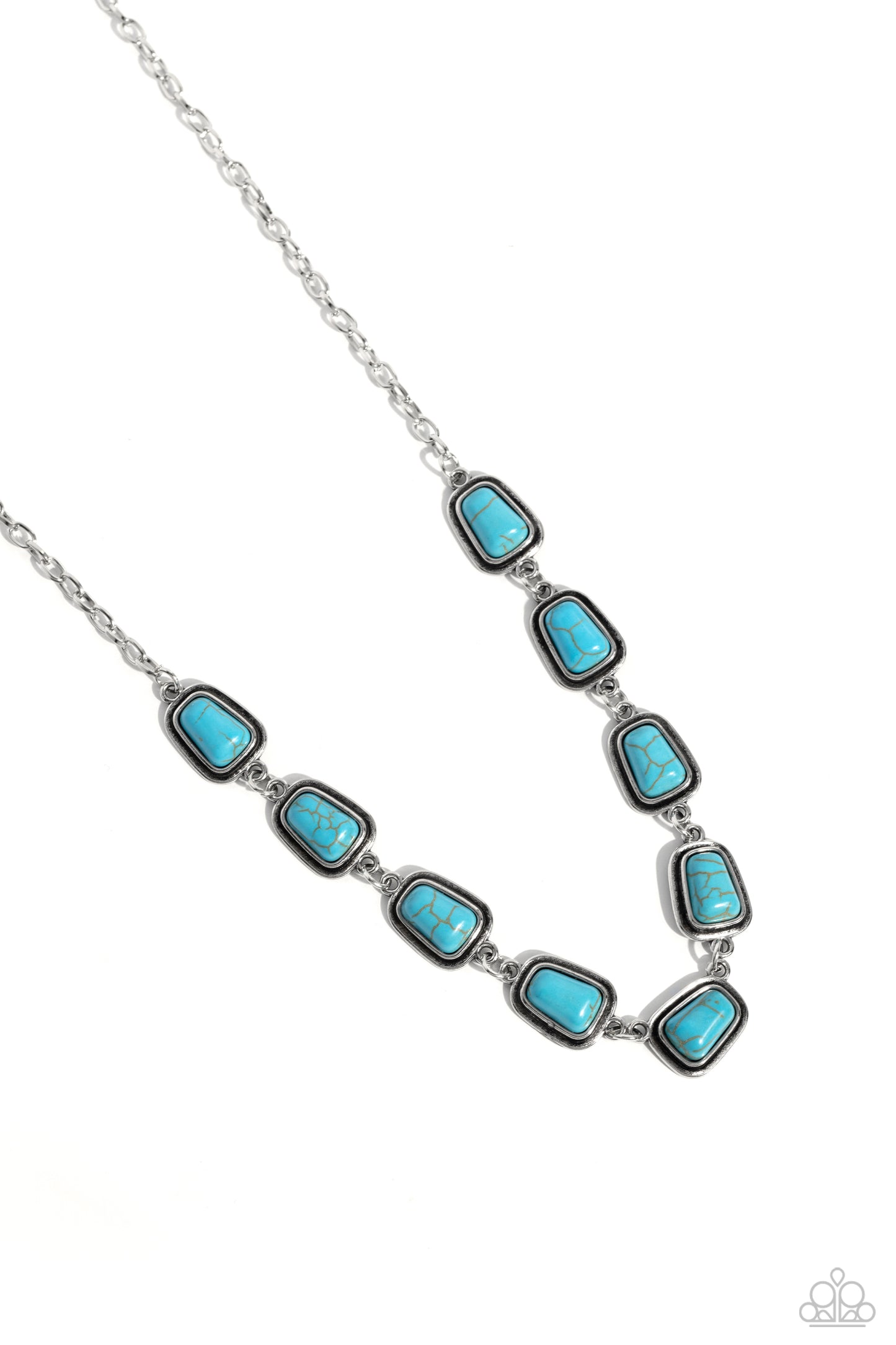 Southern Safari - Blue Necklace Earring Set