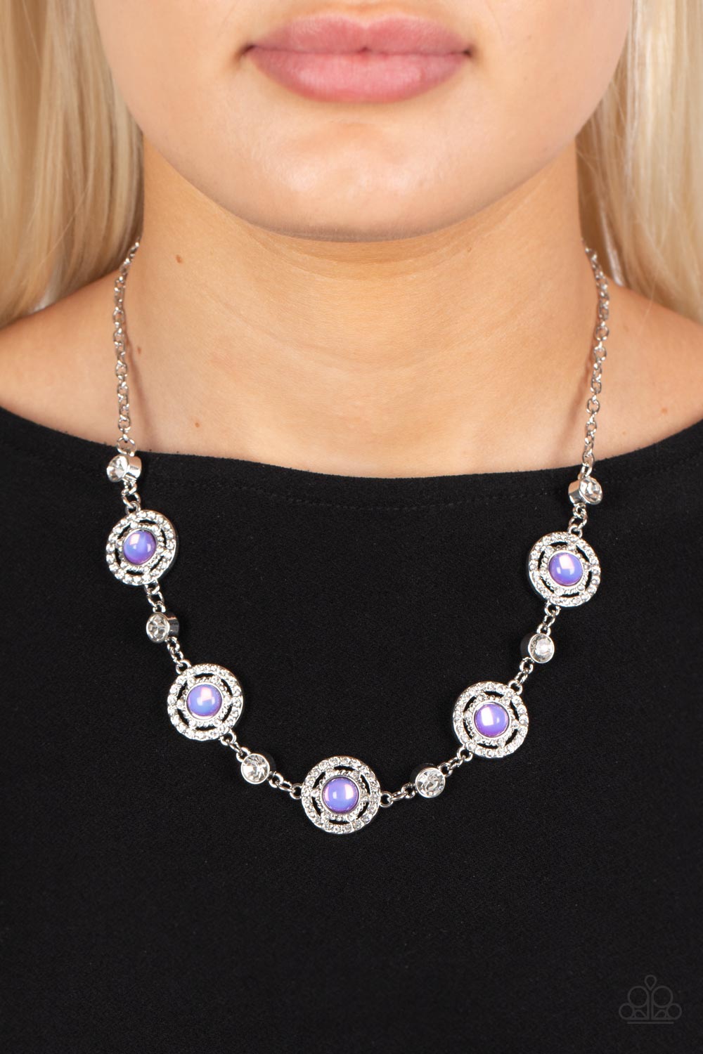 Summer Dream - Purple Necklace Earring Set