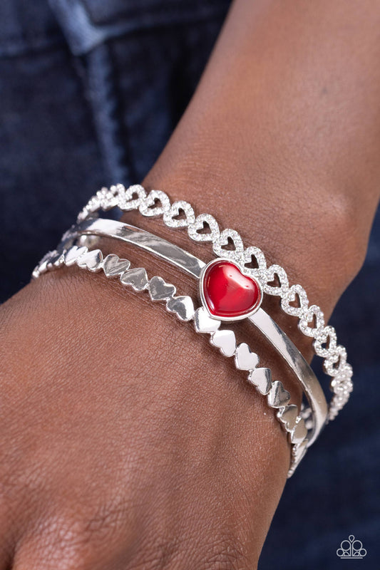 You Win My Heart - Red Bracelet