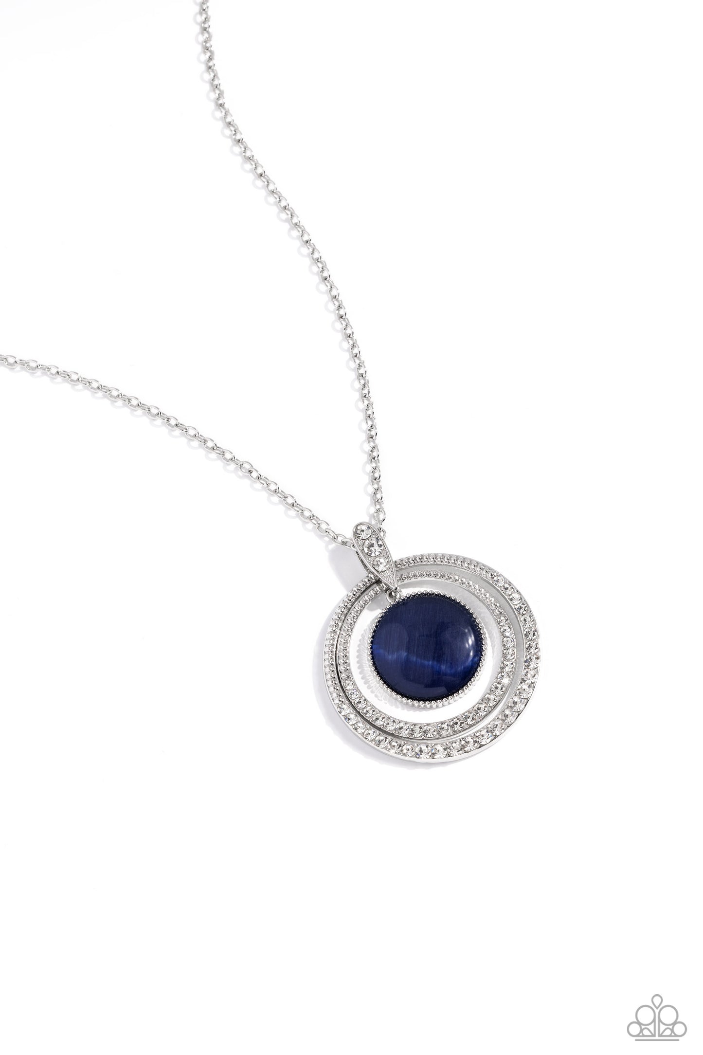 Cats Eye Couture - Blue Necklace