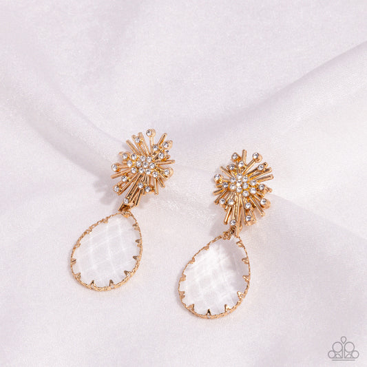 Stellar Shooting Star - Gold Earings