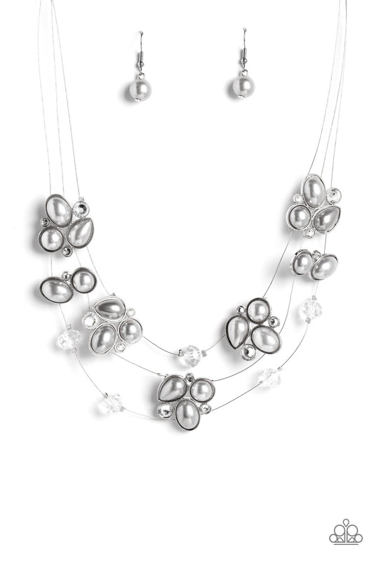 Snow Angels - Silver Necklace Earring Set