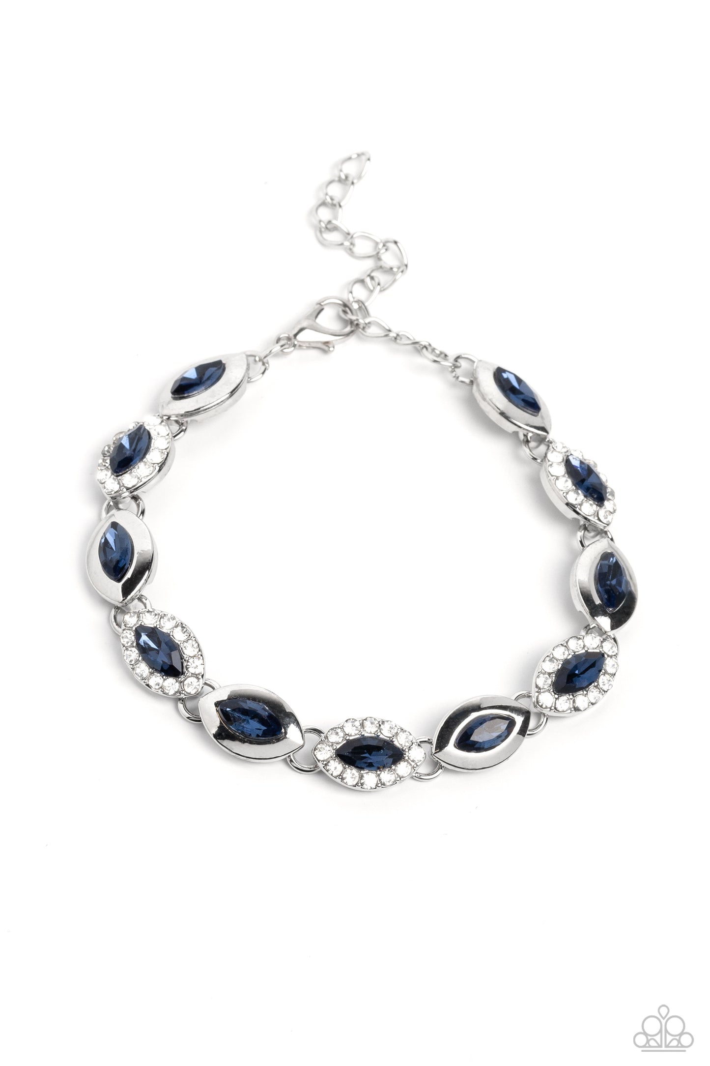 Some Serious Sparkle - Blue Bracelet