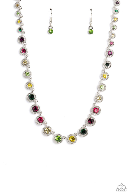 Kaleidoscope Charm - Multi Necklace Earring Set