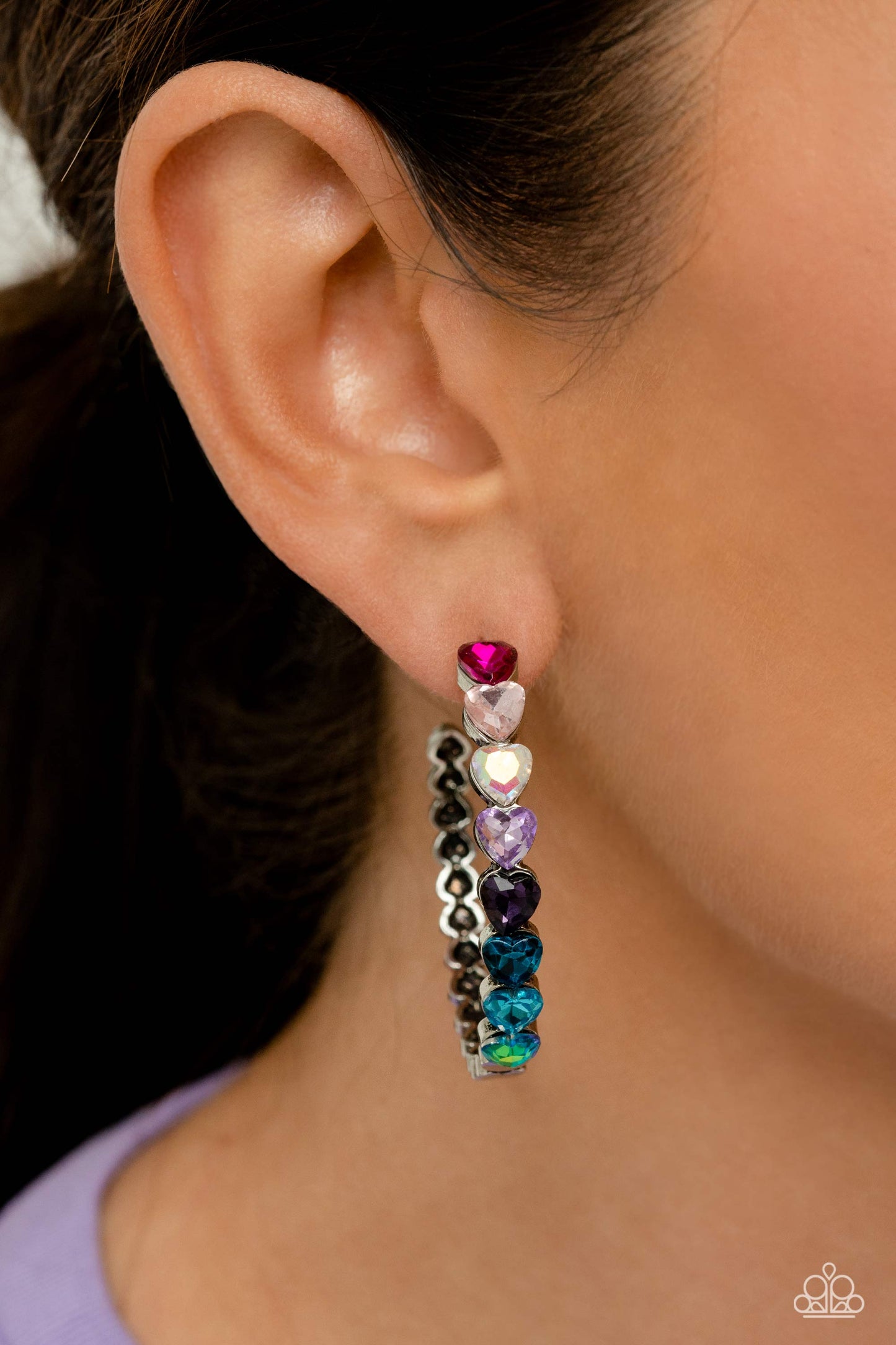 Hypnotic Heart Attack - Multi Hoop Earrings