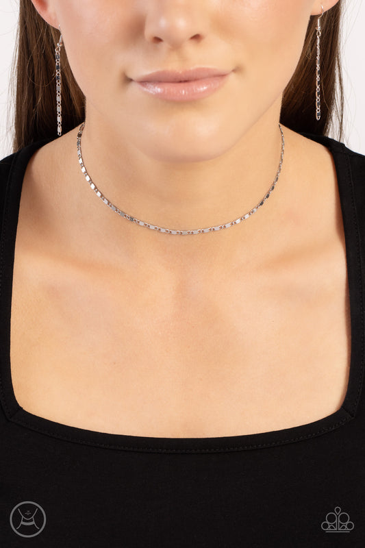 Minimalist Maiden - Silver Choker