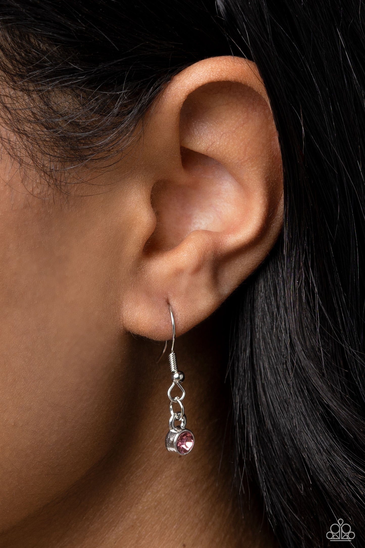 Fancy Fringe - Pink Necklace Earring Set