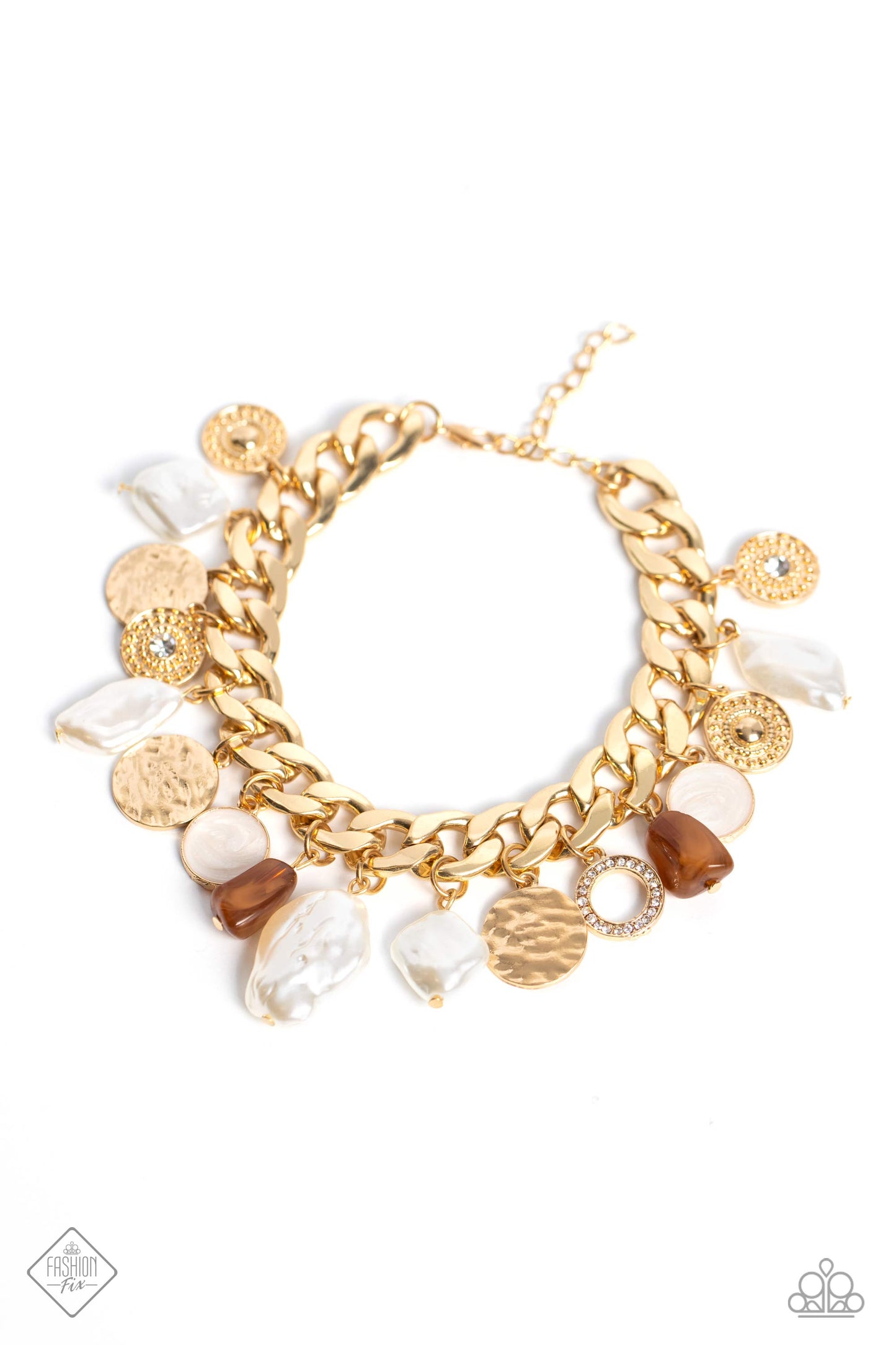 Now SEA Here - Gold Necklace & Bracelet set