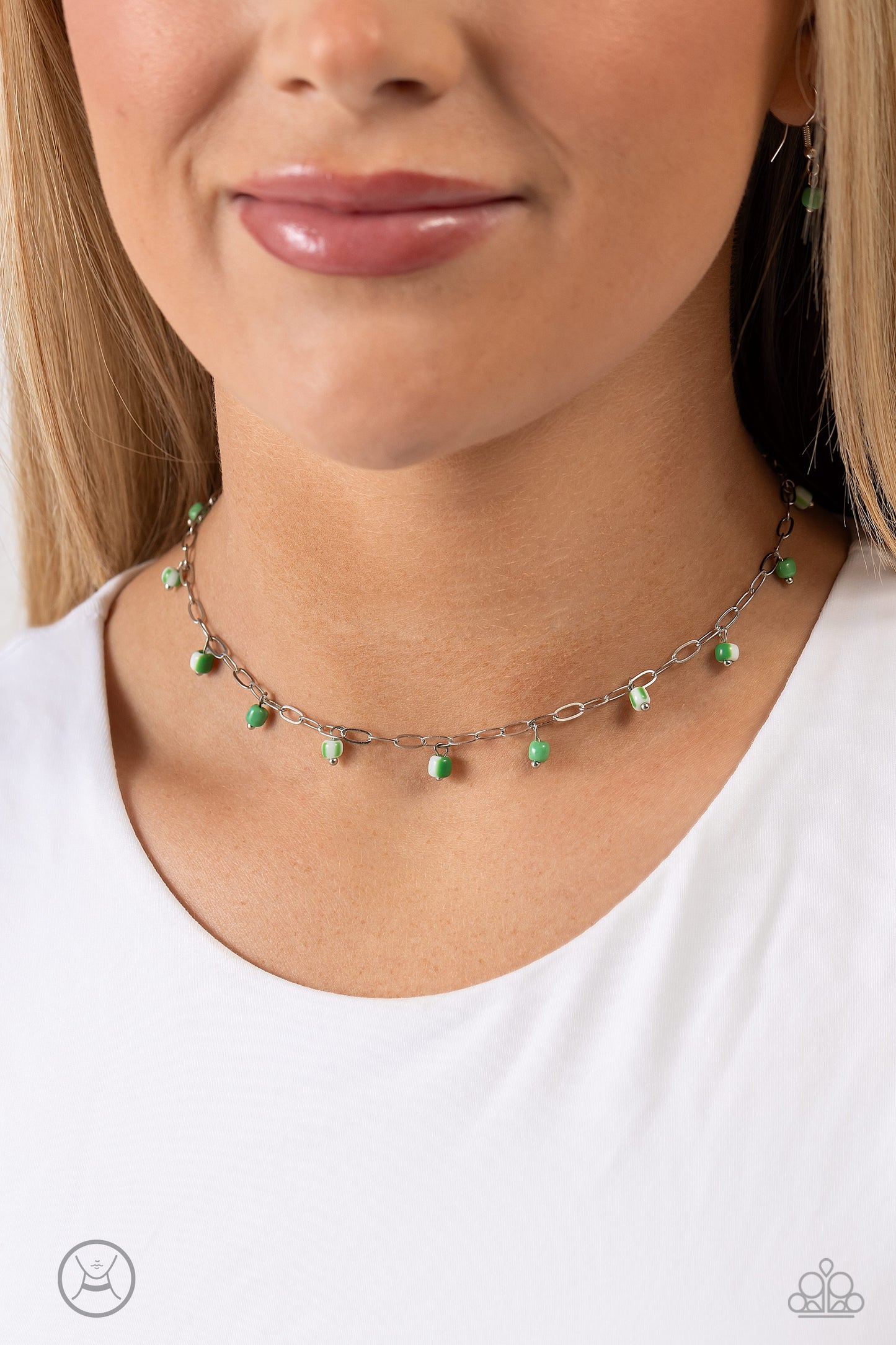 Beach Ball Bliss - Green Choker