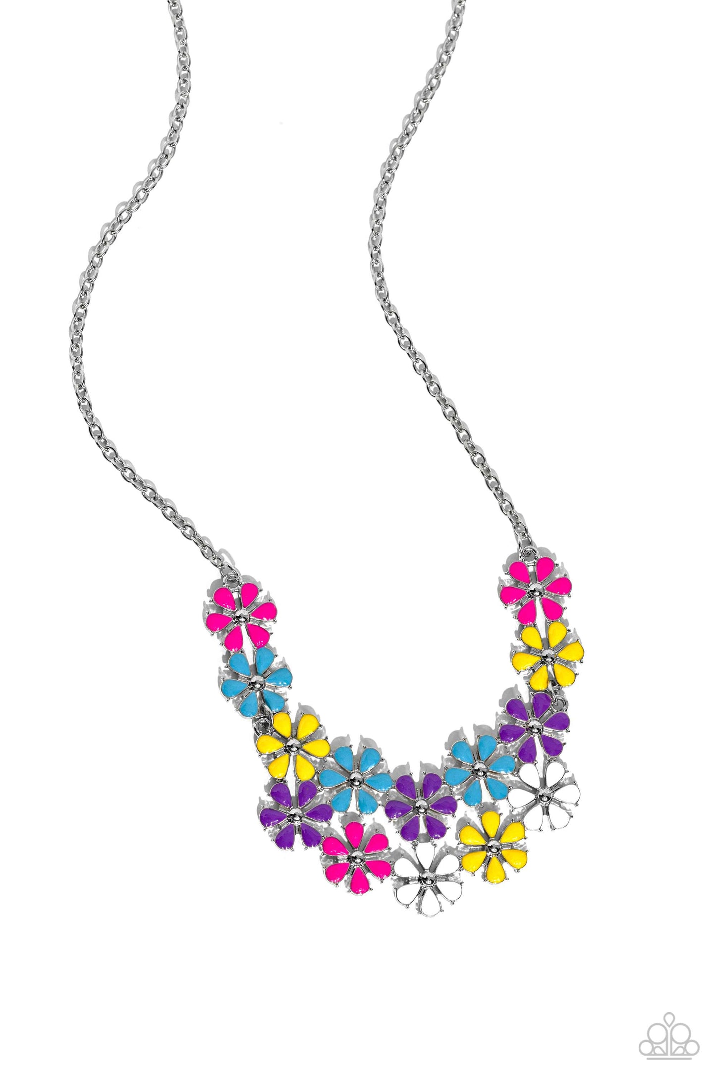 Floral Fever - Multi. Necklace Earring Set