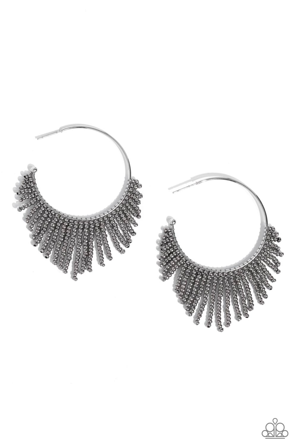 Tailored Tassel - Silver Earrings