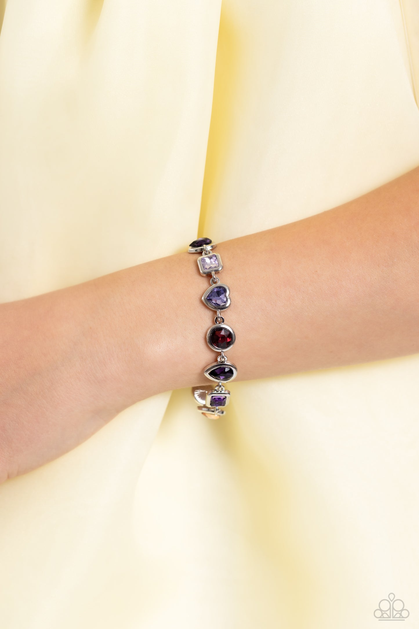 Abstract Admirer - Purple  Choker & Bracelet