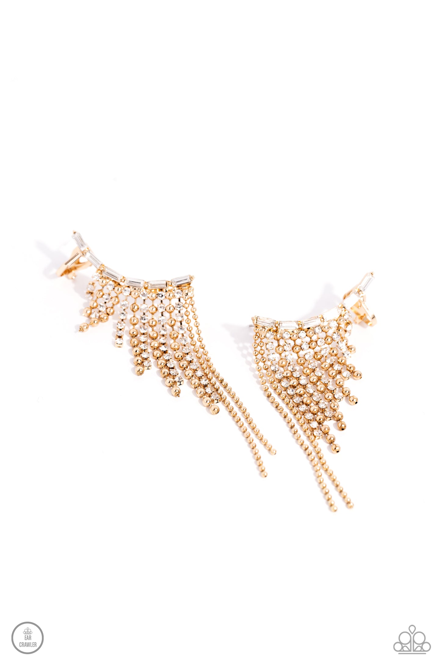 Tapered Tease - Gold Post Earrings