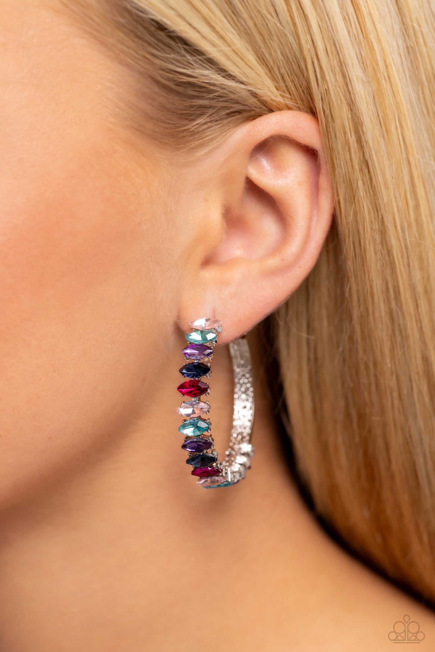 Rainbow Range - Multi  Hoop Earrings