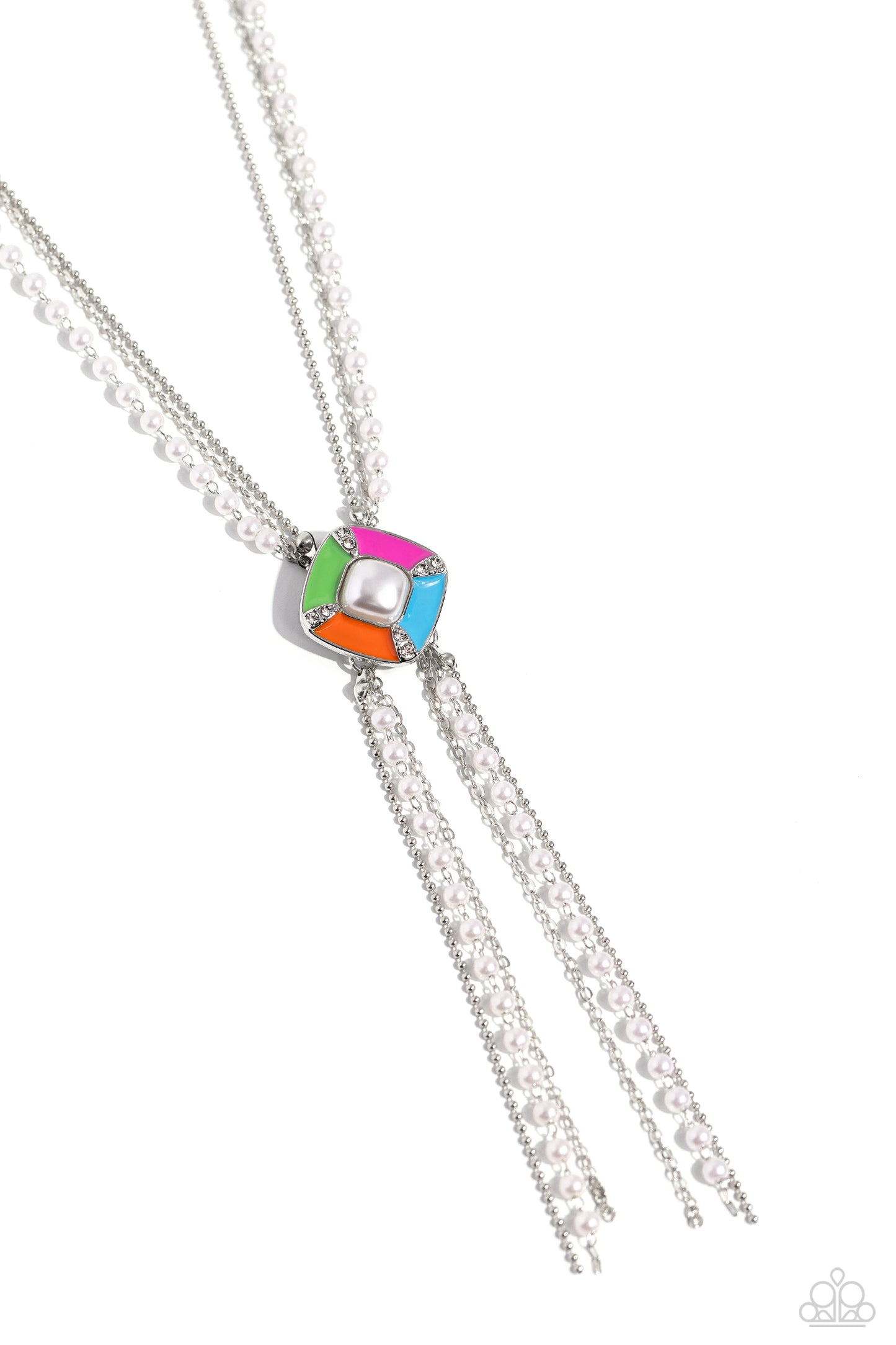 I Pinky SQUARE - Multi Necklace Earring Set