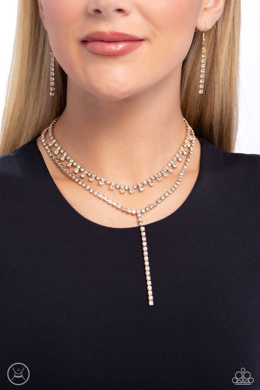 Champagne Night - Gold Choker