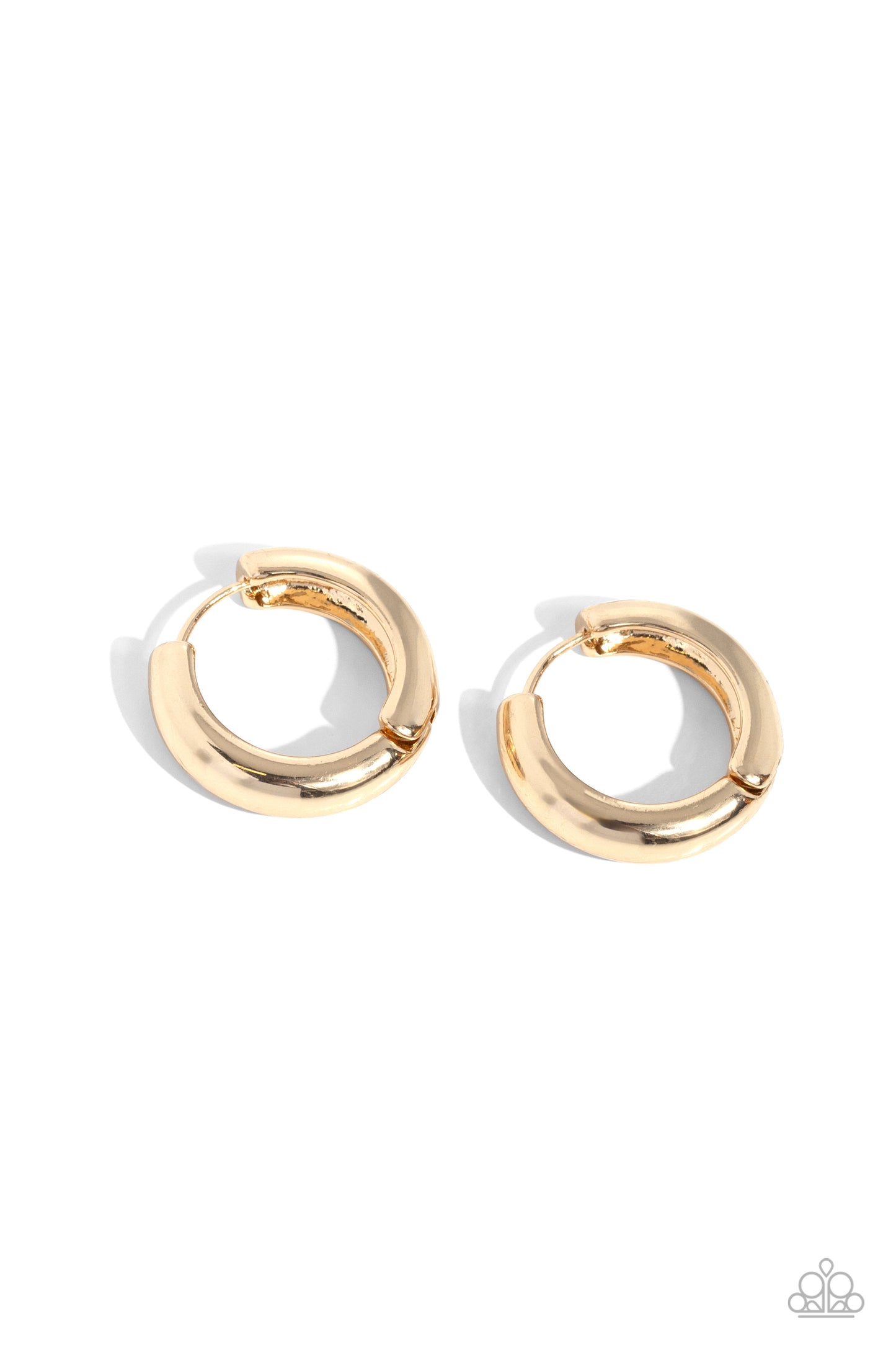 Simply Sinuous - Gold Hoop Earrings