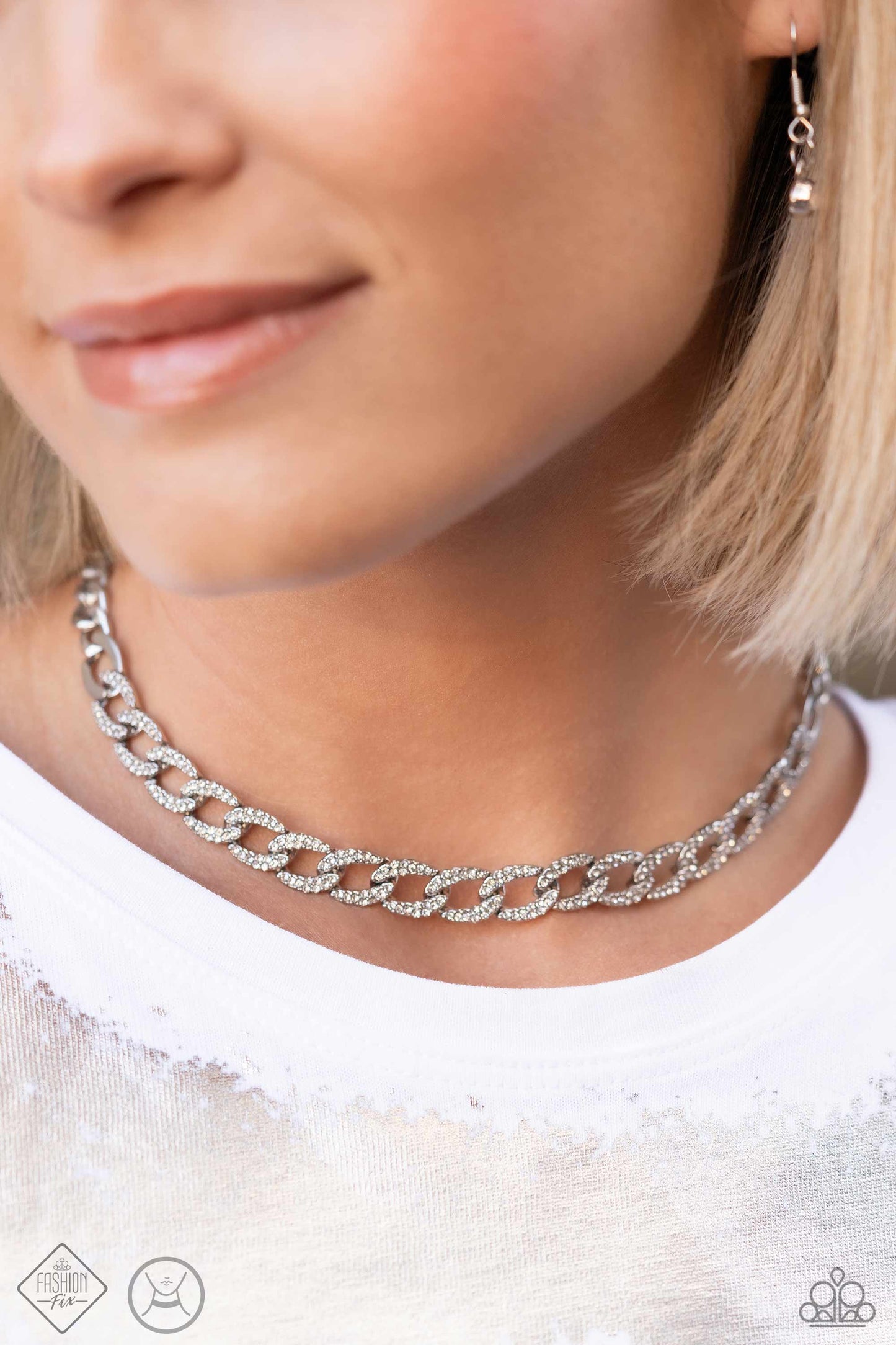 Fiercely Independent - White Choker