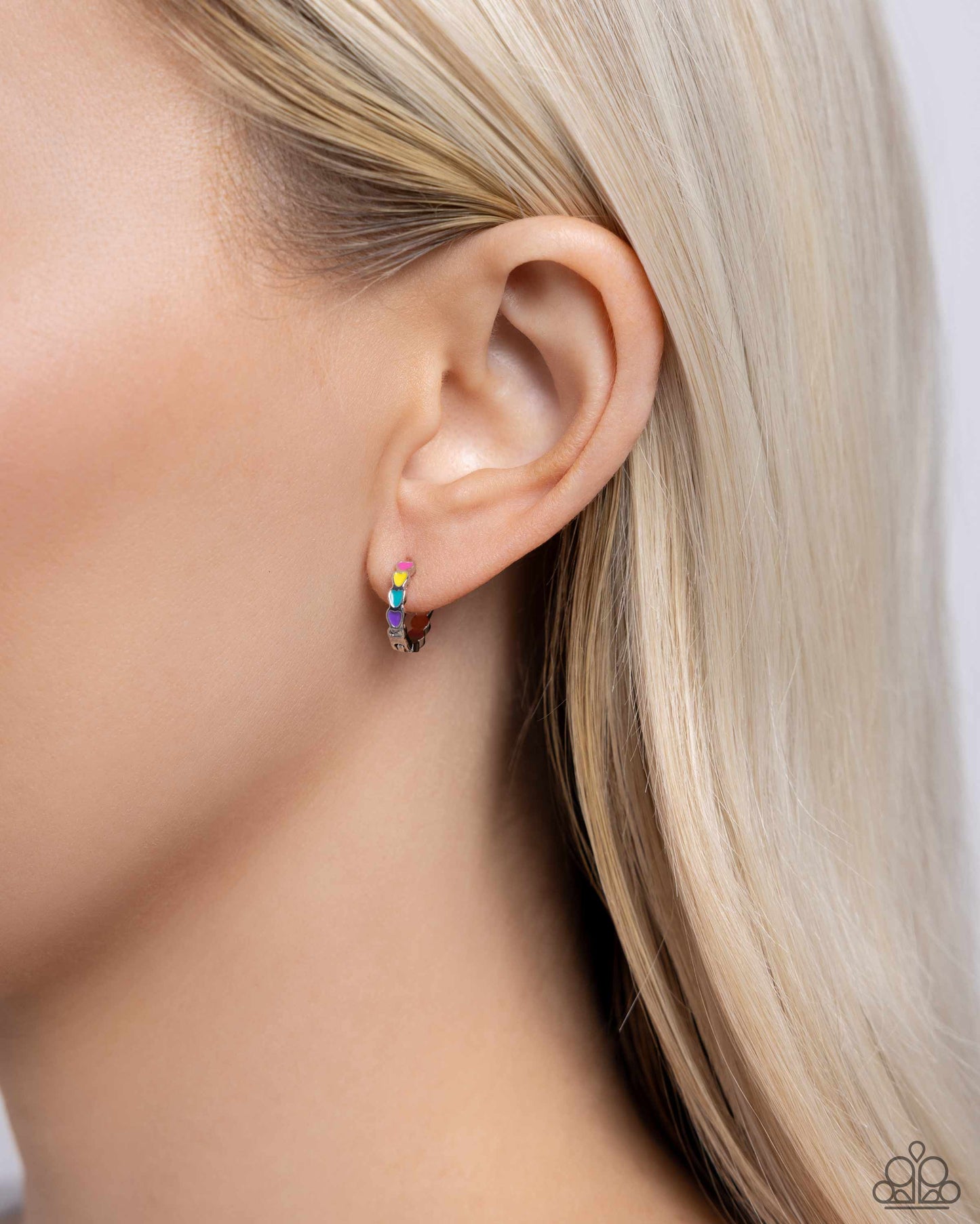 Delicate Dalliance - Multi  Hoop Earings