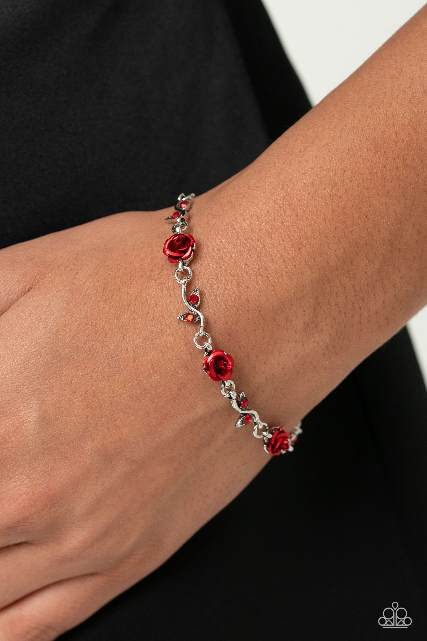 Roses Supposes - Red Bracelet & Earring