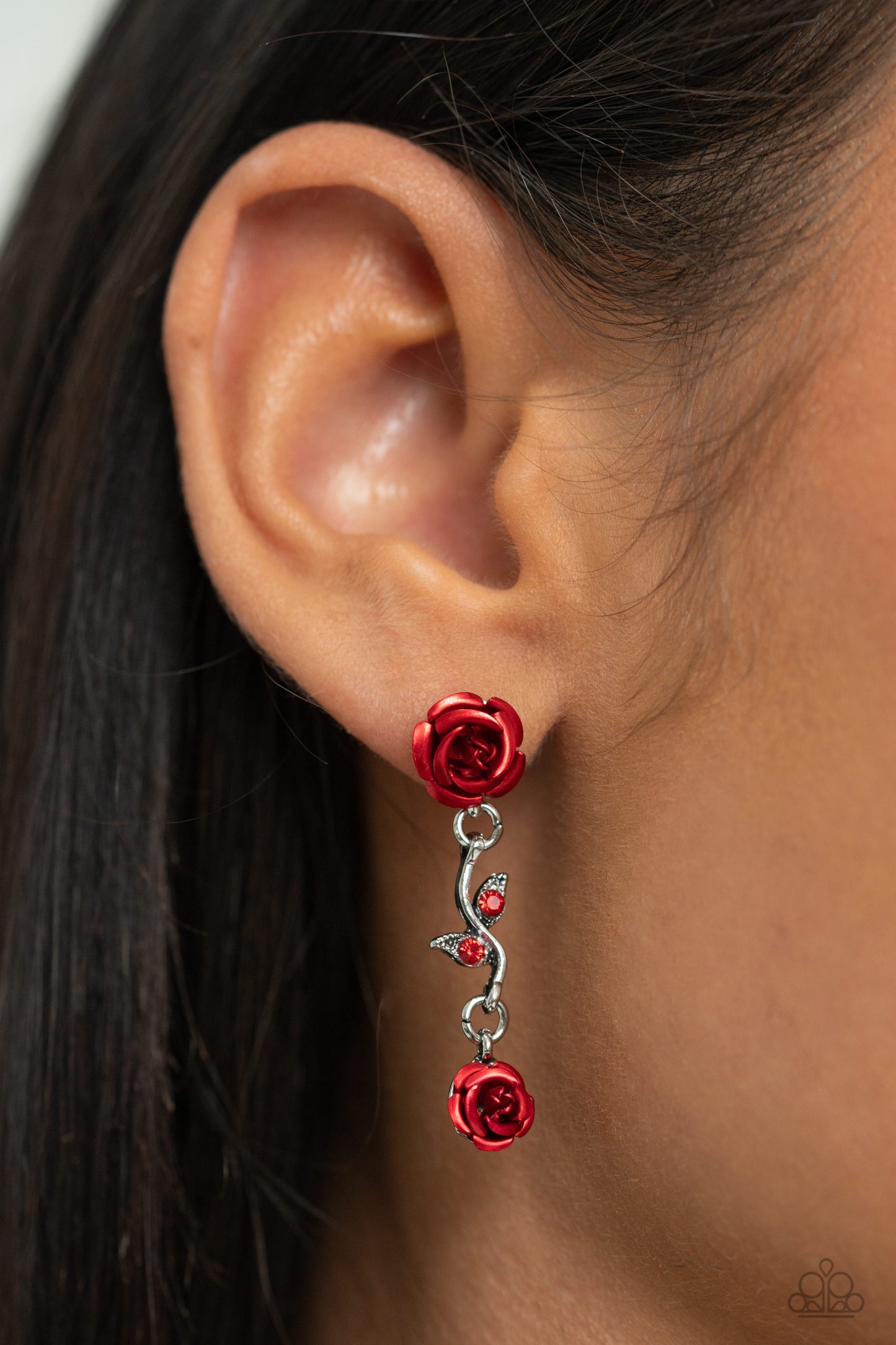 Roses Supposes - Red Bracelet & Earring