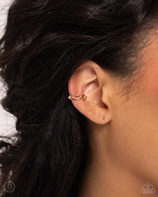 Mandatory Musings - Gold Cuff Earrings